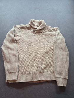 men's beige knitted sweater by Old Navy size XL