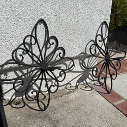 Metal Candle Holder Wall Deco