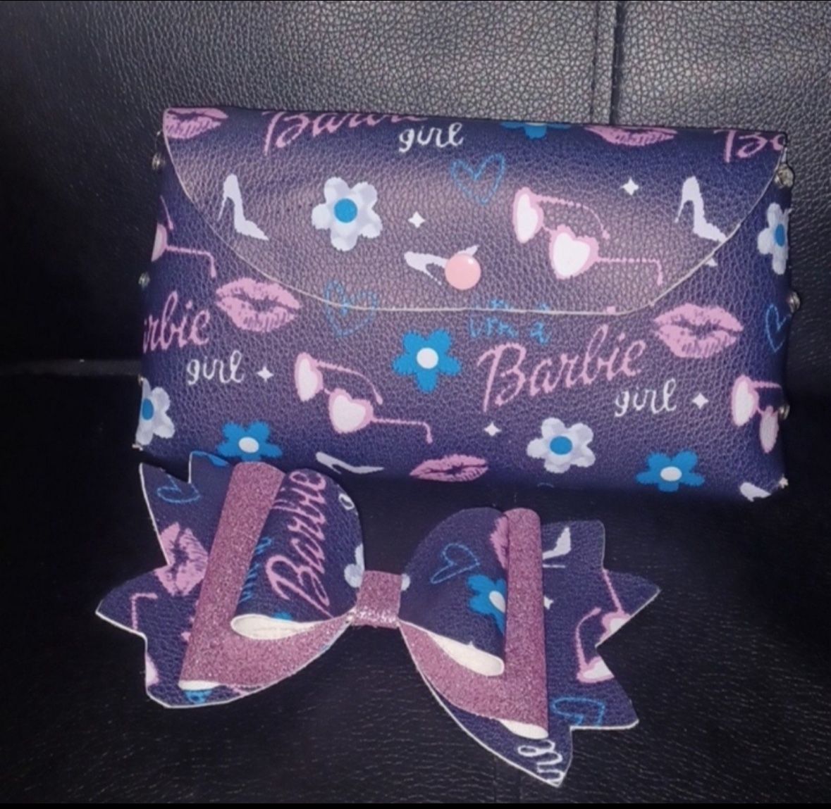 Kids Purse And Bow Set