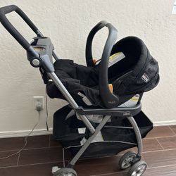 Graco Baby Stroller And Car seat With Base