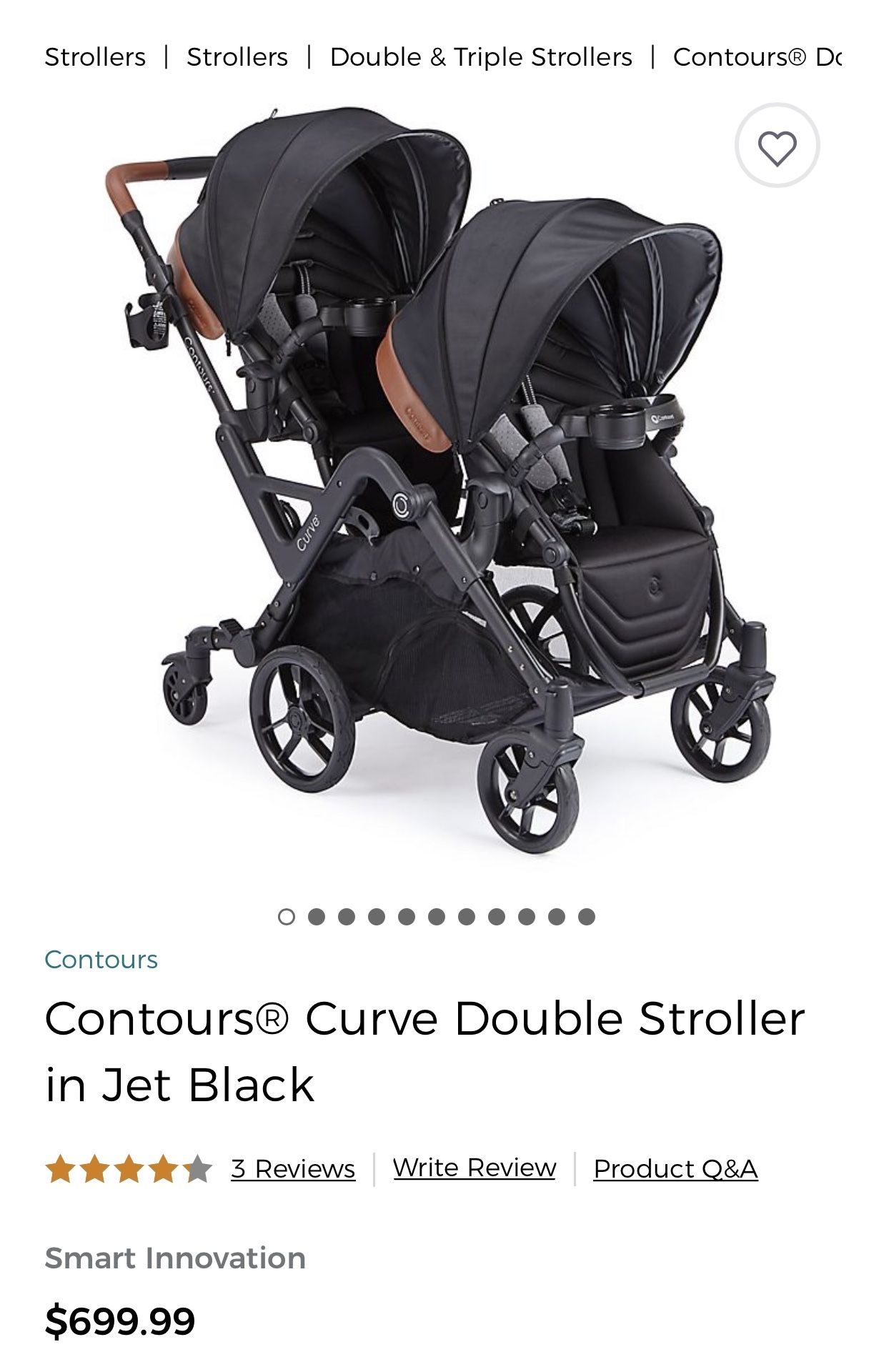 Contour Double stroller