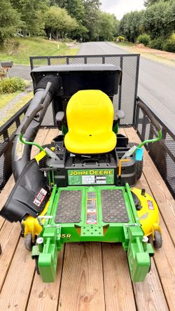 John Deere Z345R Zero Turn With Bagger