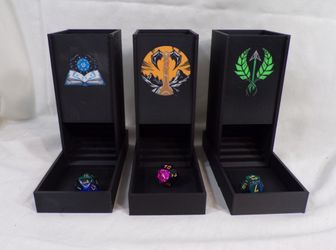 Dungeons And Dragons Class Dice Tower And Storage