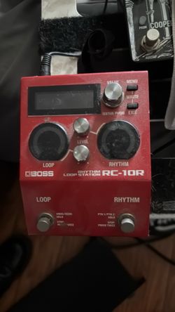 Boss rhythm loop station pedal