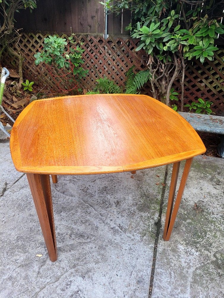 Danish Teak Dining Table Made In Denmark