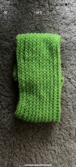Light Green Handmade Ear Warmer