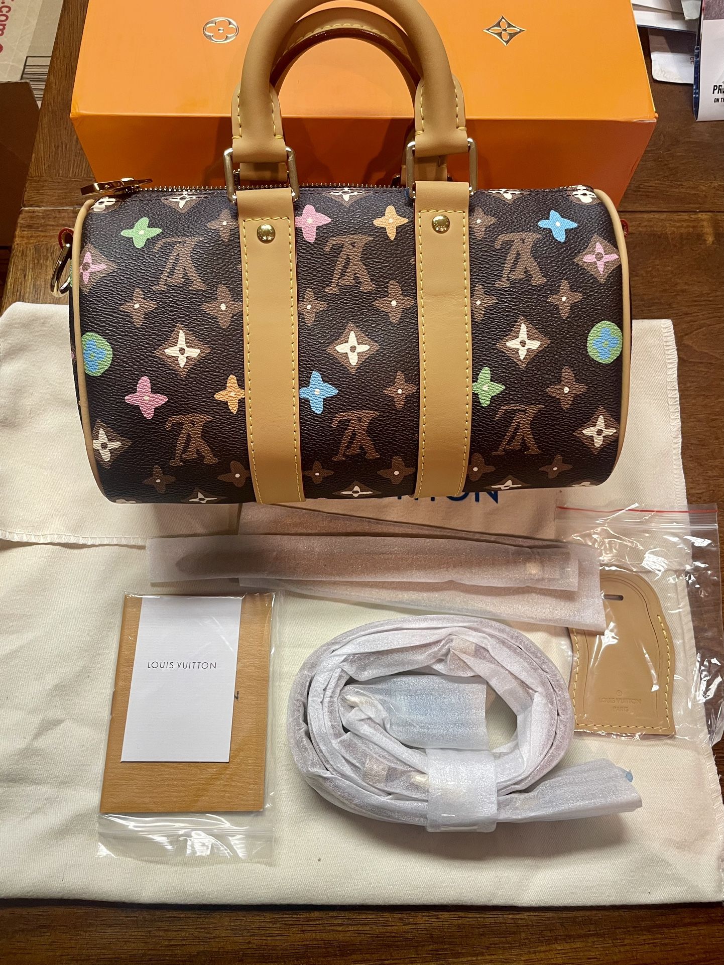 Louis Vuitton by Tyler, the Creator Keepall Bandouliere 25 Chocolate Craggy Monogram