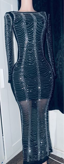 Sparkly black dress