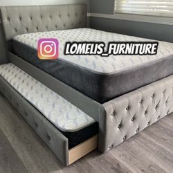 Fulltwin Grey Frenchi Double With Ortho Matres!!