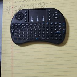 Rii Rechargeable 2.4ghz Mini Mini Wireless Keyboard With TouchPad 