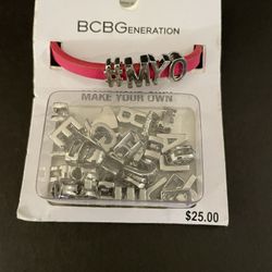 BCBGeneration Make Your Own Bracelet Adjustable Red Band 