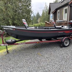 1989 Fisher SV-14 dlx alum boat