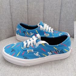 Vans Blue, 6.5 For Men , Size 8 For Woman 
