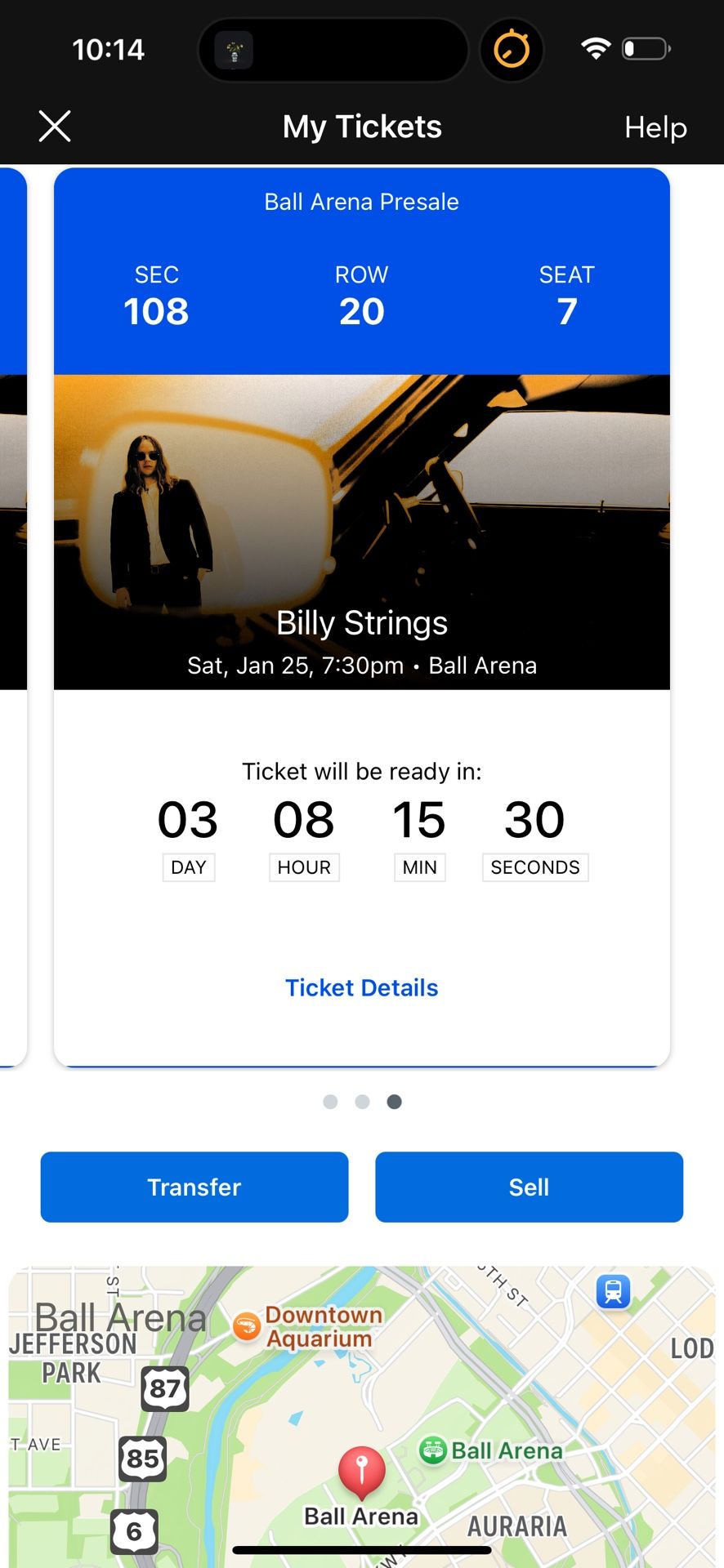 3 Tickets To Billy Strings Jan 25th Ball Arena, Denver CO