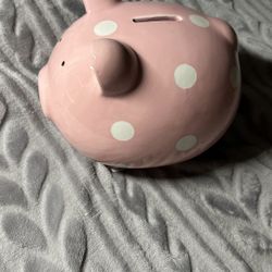 Pink Piggy Bank Coin