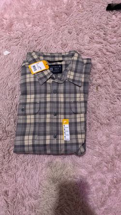 flannel grey cream Carhart