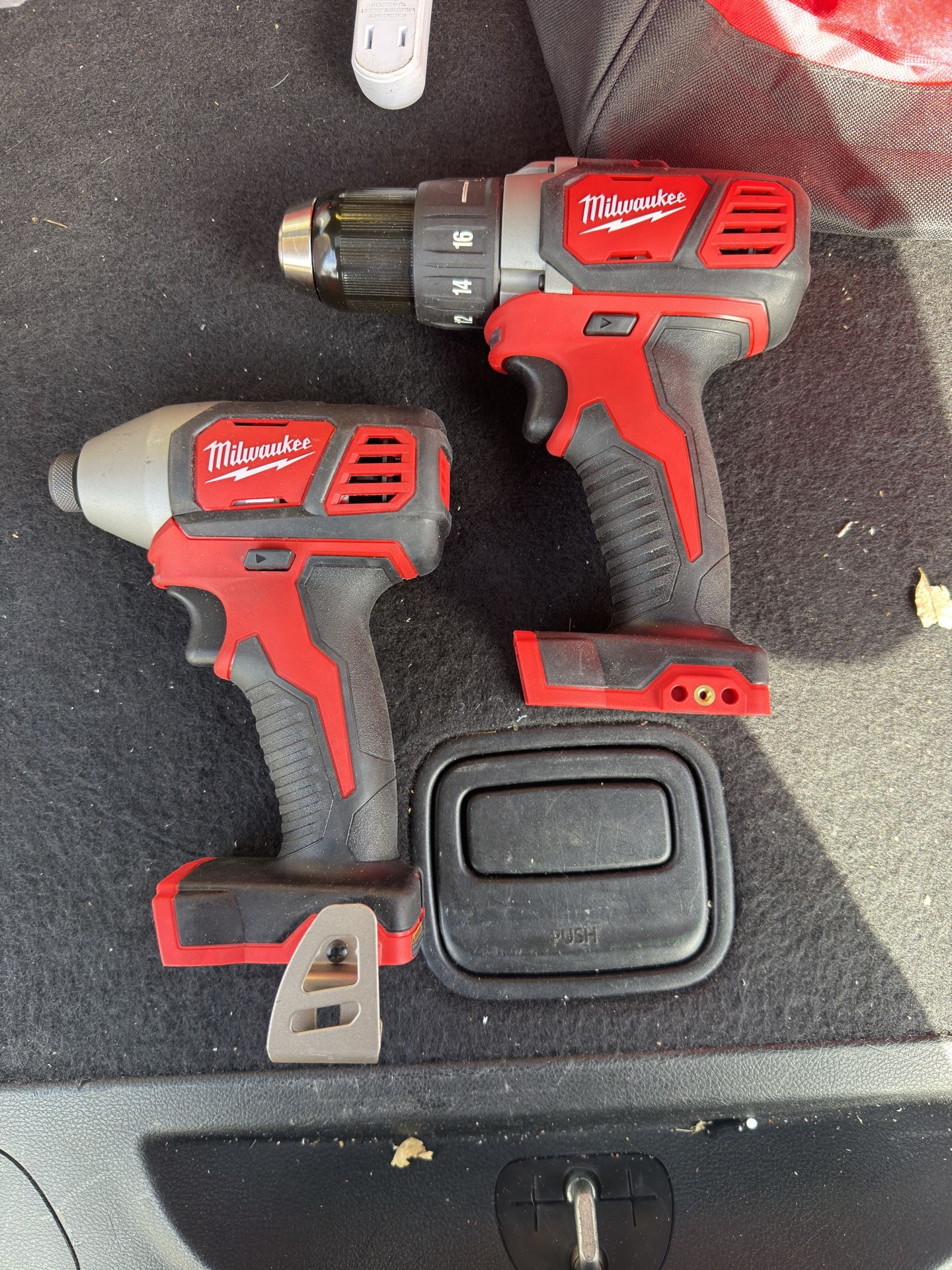 Milwaukee Pair Impact And Hammer Drill