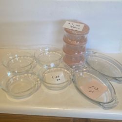 Pyrexx bowls. One dollar each.