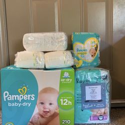 Newborn - Size 2 Diapers