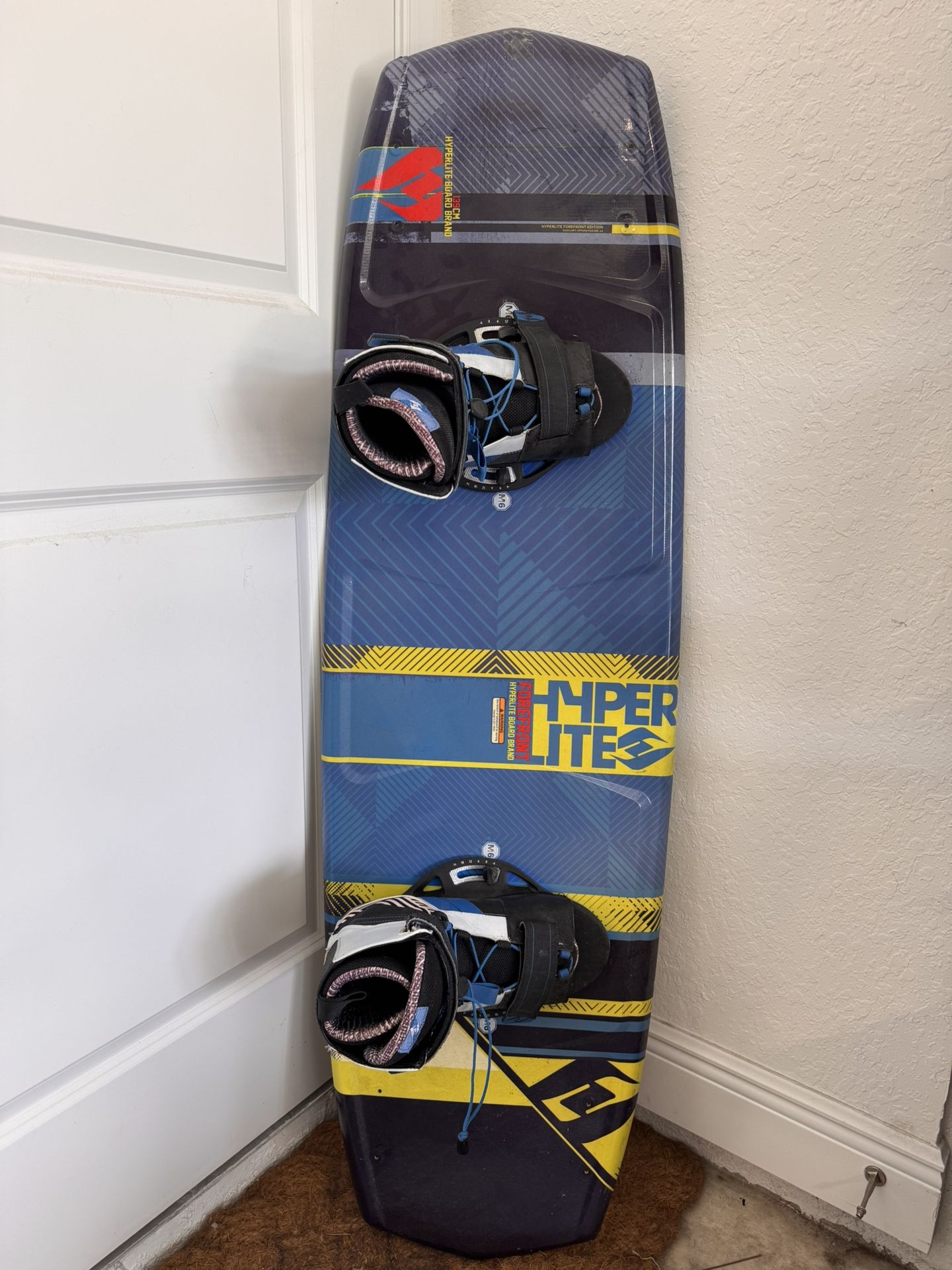 Hyperlite Wakeboard w/ Bindings + Boots – $250