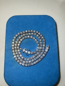 20 Inches Moissanite Tennis Chain