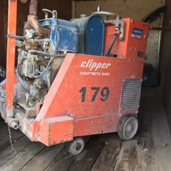 Concrete saw “clipper” quick saw