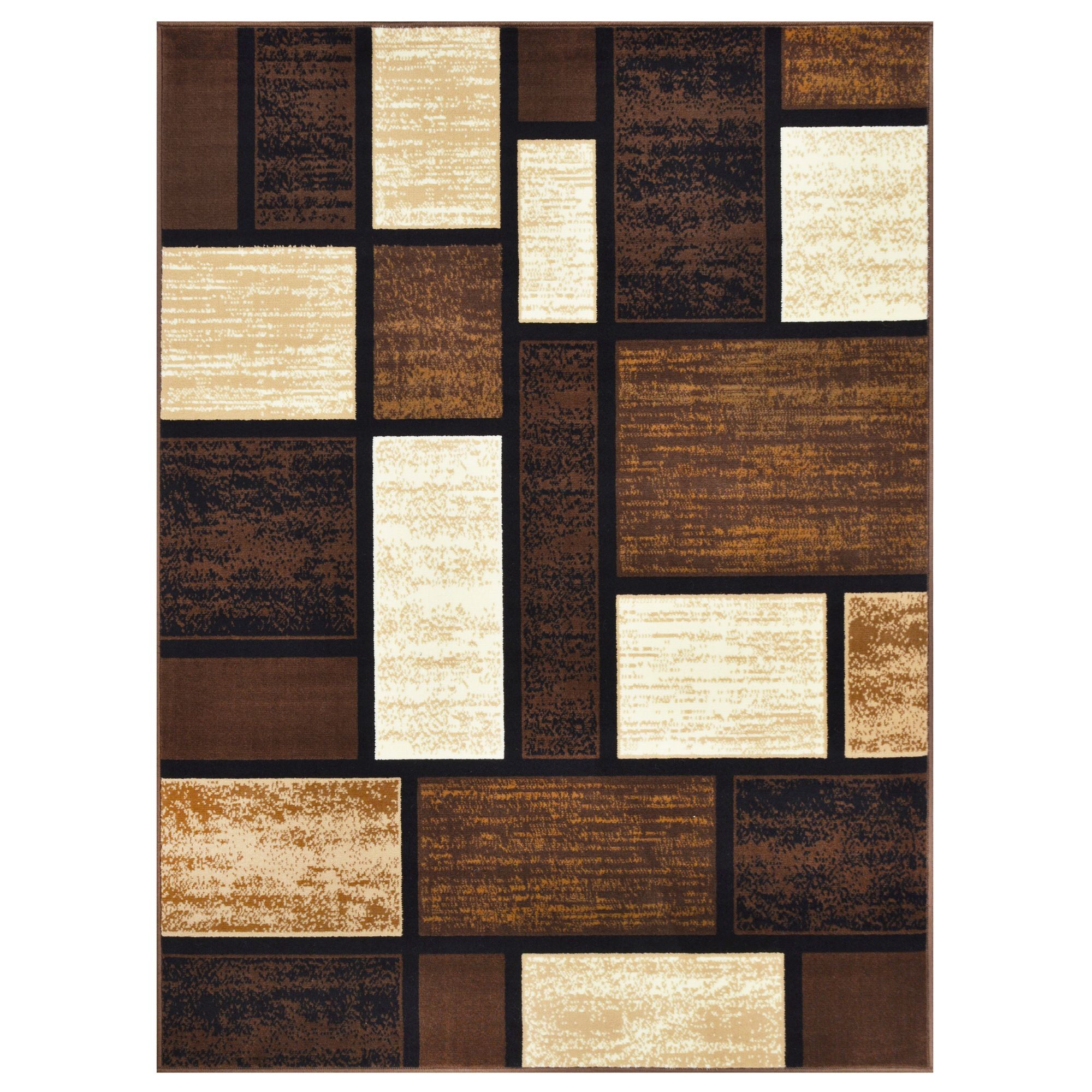 Brand New Area Rug Brown Colors