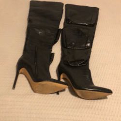 Black Long Ladies Boots