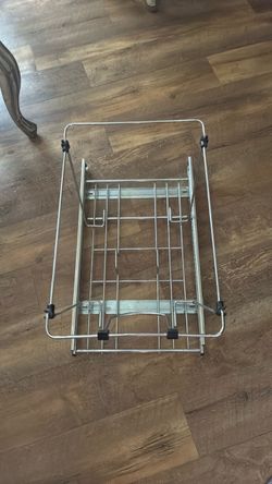 Double pull out waste bin bracket