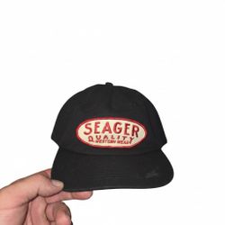 Seager Flapjack Sherpa limed trucker hat