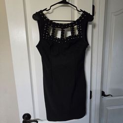 Size Large Black Bodycon Mini Dress