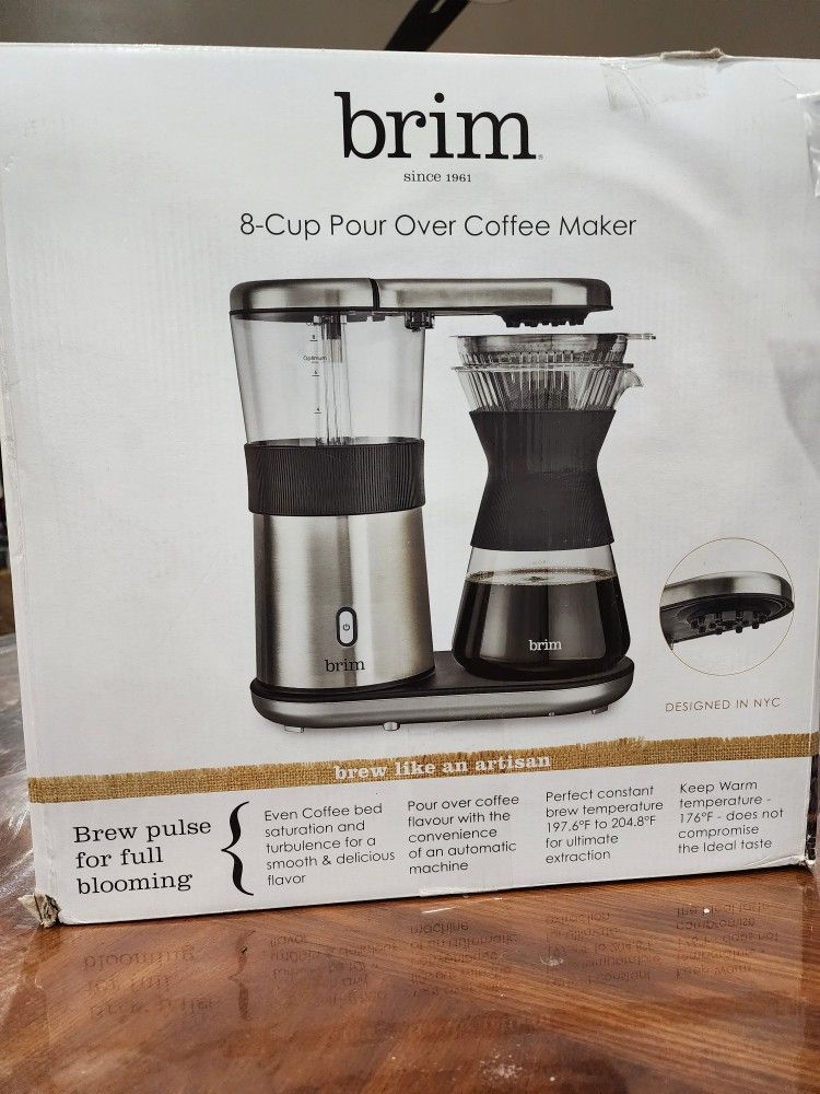 Brim Automated Pour Over Coffee Maker Brim 8cup Pour Over Coffee