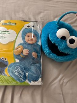 Sesame Street Cookie Monster Baby Costume Set