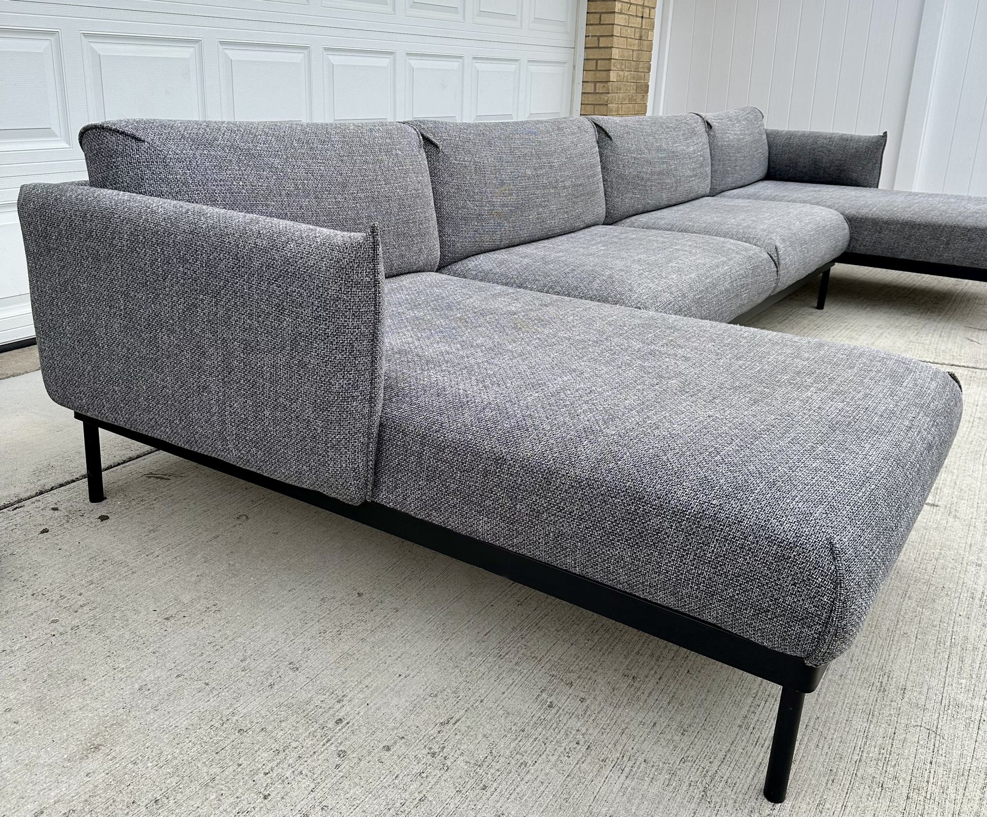  Modern Stylish 3 Pcs Sectional Sofa Couch With 2 Chaises  !!! Free Quick Delivery Available !!!