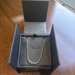 David Yurman Box Chain Necklace 4.8mm/18inches