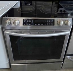 Samsung Stainless Slide In Ceramic Range