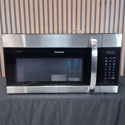 Frigidaire 1.7 cu. ft. Over-The-Range Microwave Oven with 1,000 Watts, Two Speed Ventilation, Glass Turntable - Stainless Steel (FMOS1745BS-D-5996)