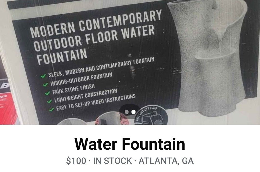 Yard Water Fountain