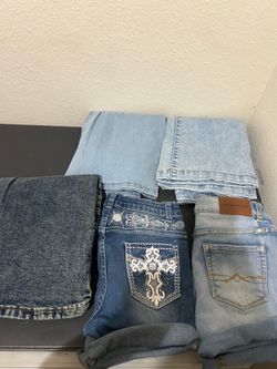 girls jeans and shorts size XS