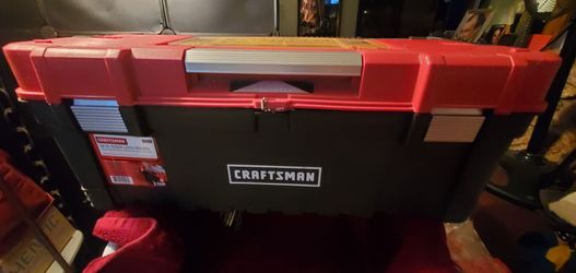 Craftsman 26-Inch Power Latch Toolbox with Assorted Tools