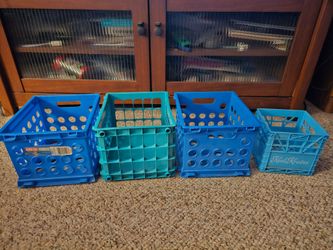 Mini Blue/Teal Crates