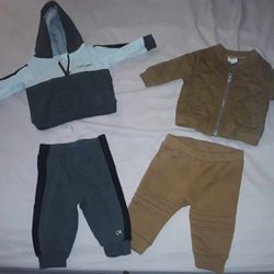 Calvin Klein 3-6 mos Jumpsuit Set Baby Boy Jacket Set 