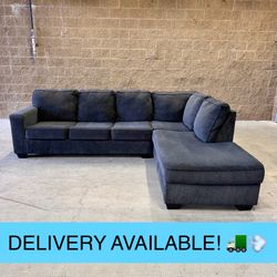 Gray Ashley L‑Sectional – Clean, Comfy, Washable Covers – Delivery Available