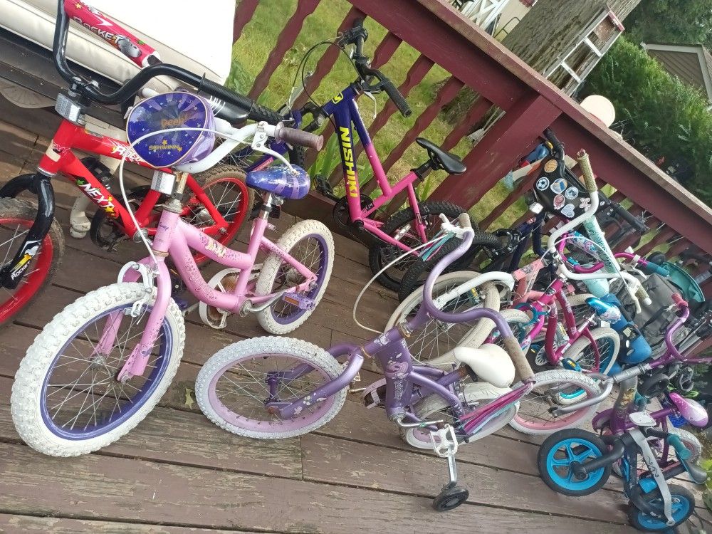 Great Kids Bikes Just $15 -$20 ea