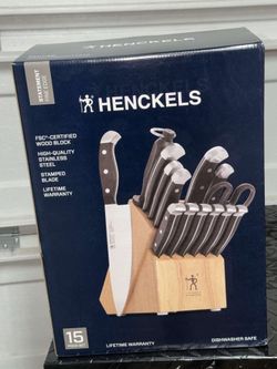 NEW! Henckels 15 Piece Knife Set