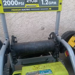 Ryobi 2000 Psi  Electric Pressure Washer 1.2 Gpm 