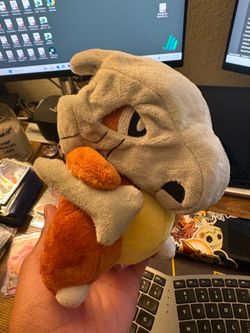 Pokemon Cubone Plush With Removable Skull Mask