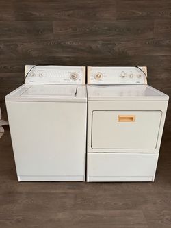 Kenmore washer and dryer gas
