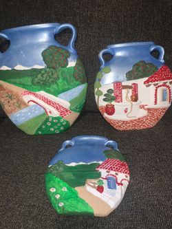 Hand Painted Art (Set of 3)