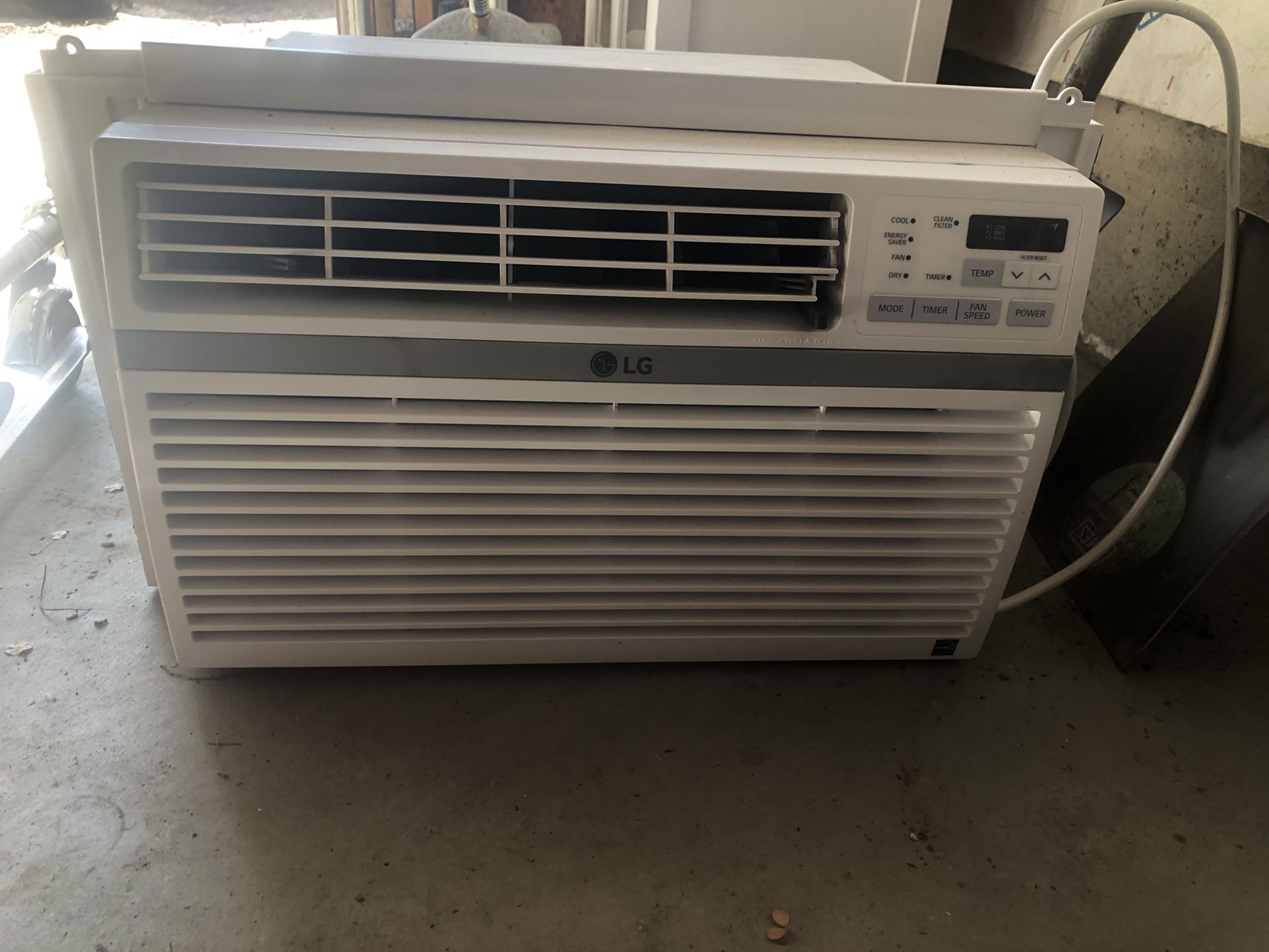1 year old LG Window Air Conditioner with Mounting Bracket